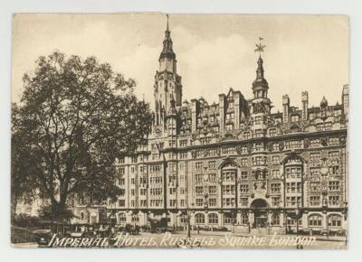 Imperial Hotel Russell Square London postcard