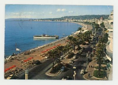 Promenade des Anglais postcard