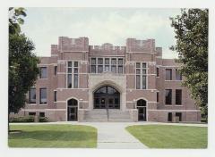 St. Olaf College speech-theater building postcard