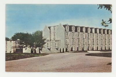 Ellingson Hall postcard #1