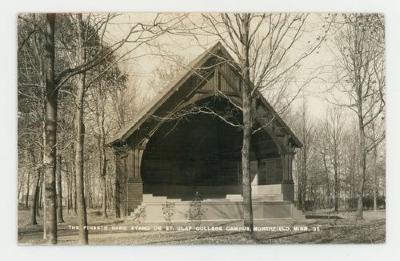 Finseth Band Stand postcard