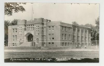 St. Olaf College gymnasium postcard