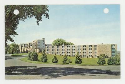 Hillieboe and Kittelsby Halls driveway postcard