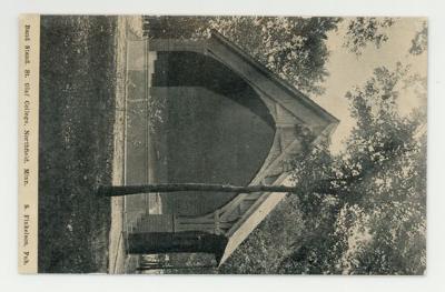 Band stand, St. Olaf College postcard #1