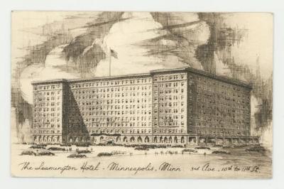 The Leamington Hotel, Minneapolis, Minnesota postcard