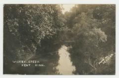 Wiskey Creek, Kent, Minnesota postcard