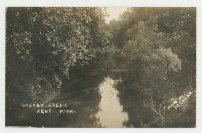 Wiskey Creek, Kent, Minnesota postcard