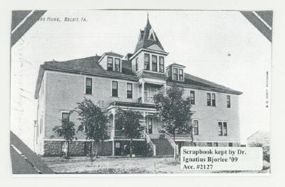 Orphans home Beloit, Iowa postcard