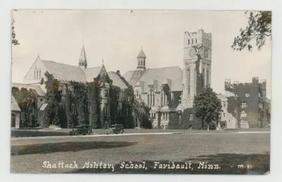 Shattuck military school postcard