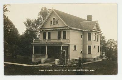 President Kildahl residence/Manitou student housing postcards