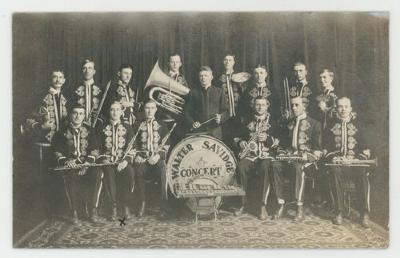 Walter Avidge concert postcard