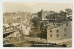 Center of Bridge Square, Northfield, Minnesota postcard