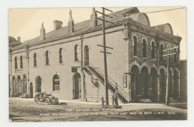 First national bank, Northfield, Minnesota postcard