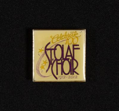 St. Olaf Choir 100th anniversary pin