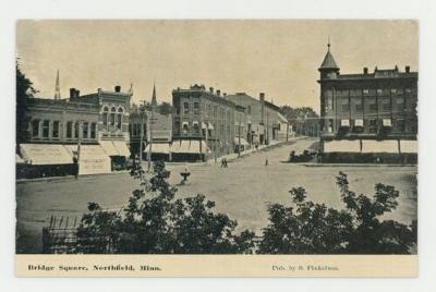 Bridge Square, Northfield, Minnesota postcard