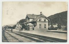 Hell station postcard