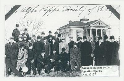 The Alpha Kappa Society of St. Olaf College postcard