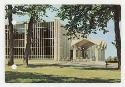 St. Olaf Student Center postcard